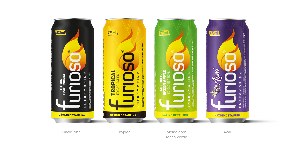 início furioso energy drink